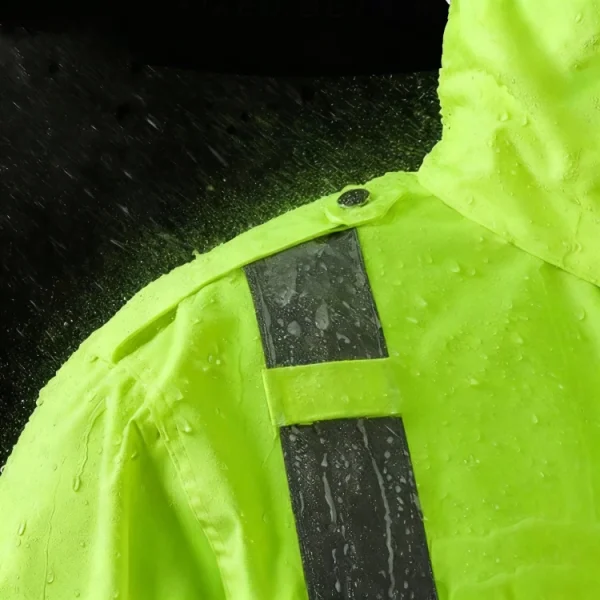 Reflective Safety Raincoat Hi Vis Safety Rain Jacket