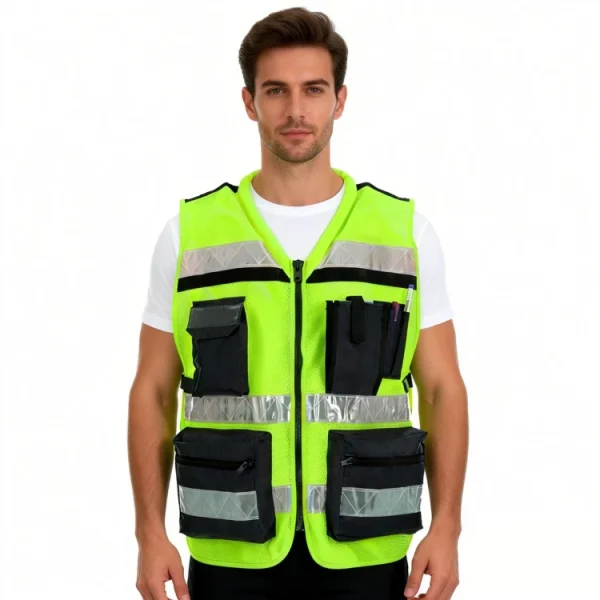High Vis Outdoor Safety Vest JD-0329