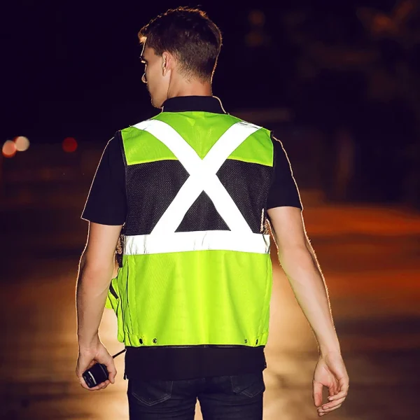 Big Pockets Reflective Vest JD-0311