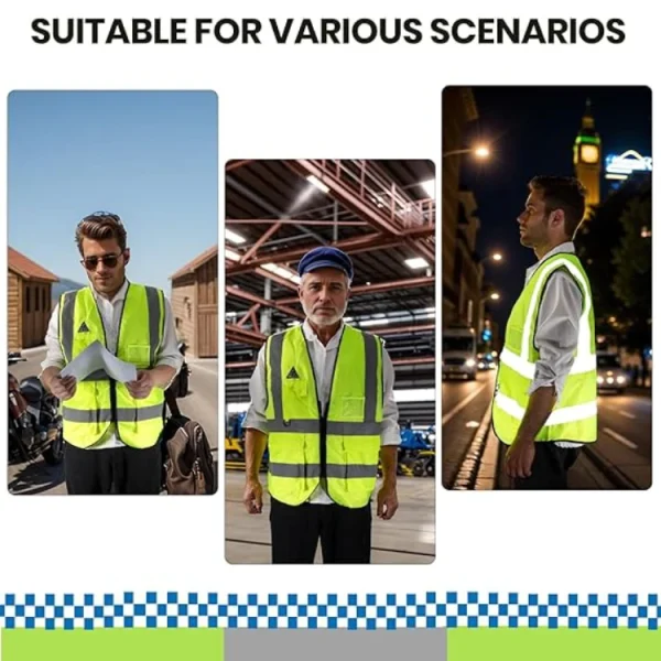 Anti-static Safety Vest – Hi Vis Reflective Vest JD-0113