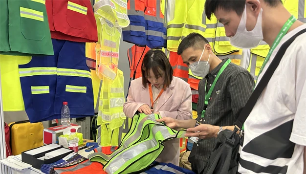 Jinda Reflective booth at CIOSH 2024 Shanghai