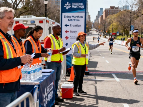 Activity and Safety Coexist: Reflective Vests Facilitate the Smooth Running of the Event