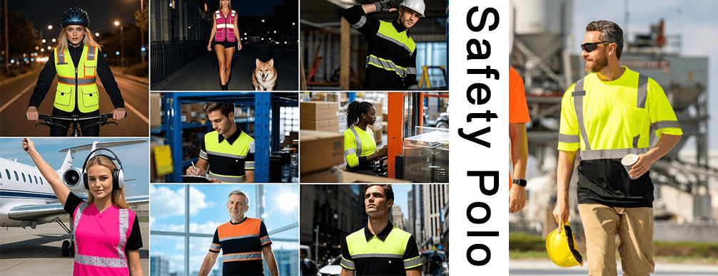 Reflective safety Polo usage scenarios