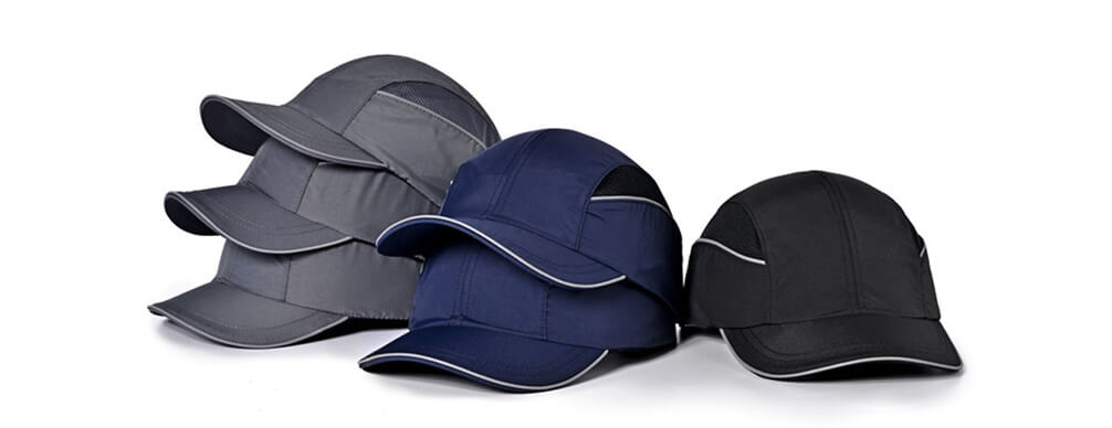 Lightweight impact-resistant baseball cap